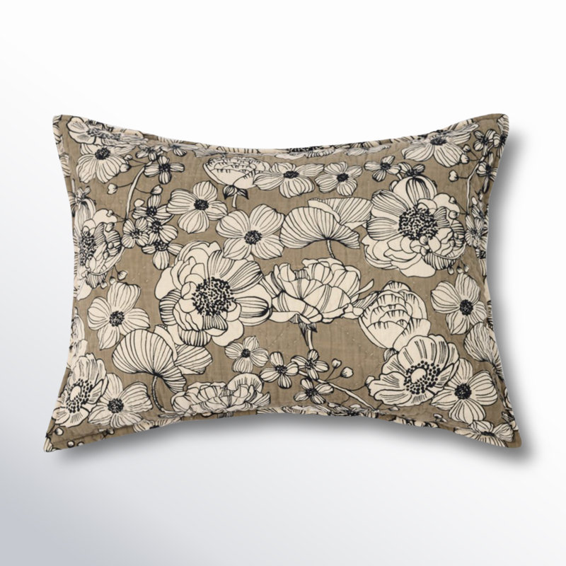 Kimpton Sham - Standard, Laurel/Beige, Standard/Twin