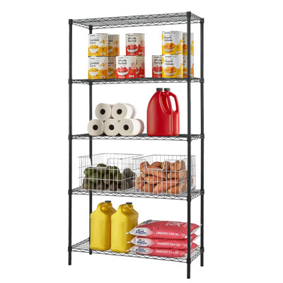 Suvam 36'' W Metal Shelving Unit