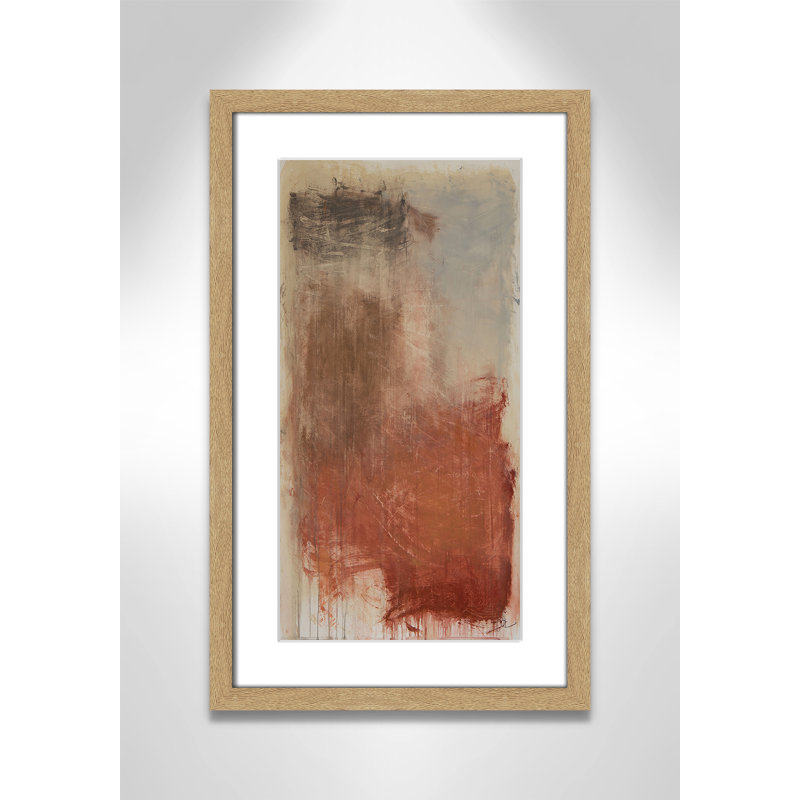 «Autumn Over The Rivera» par Casa Fine Arts, H 21 po x l 13 po x P 1,25 po, Reproduction encadrée avec passe-partout, Naturel