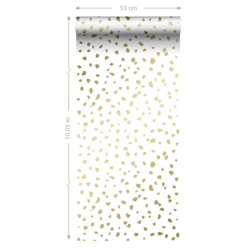 Rouleau de papier peint L 33 pi x l 20,9 po Artemisa, Blanc