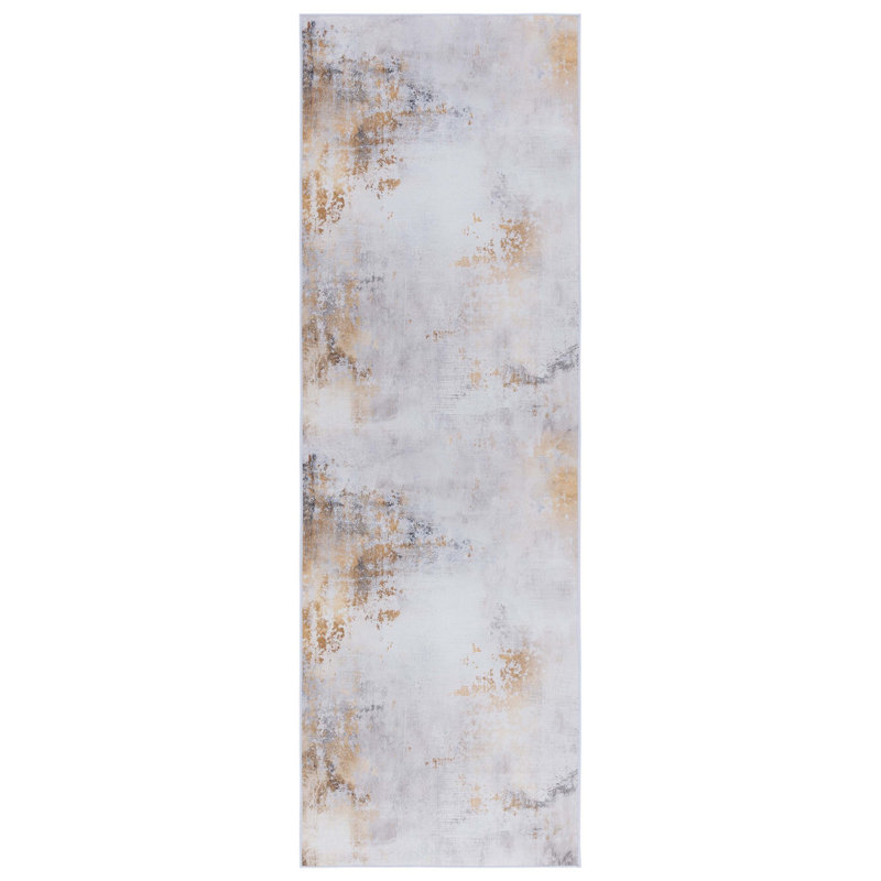 Tacoma Performance Machine Washable Abstract Rug, Runner 2'6" x 8'