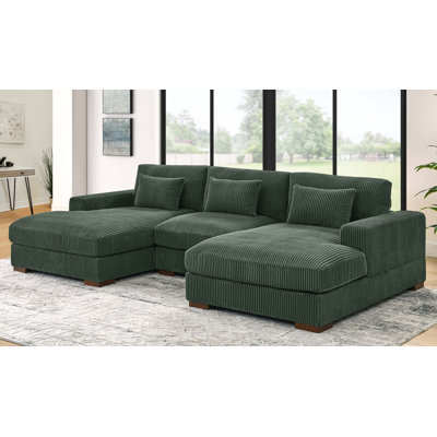 Corduroy Modular Sectional Sofa