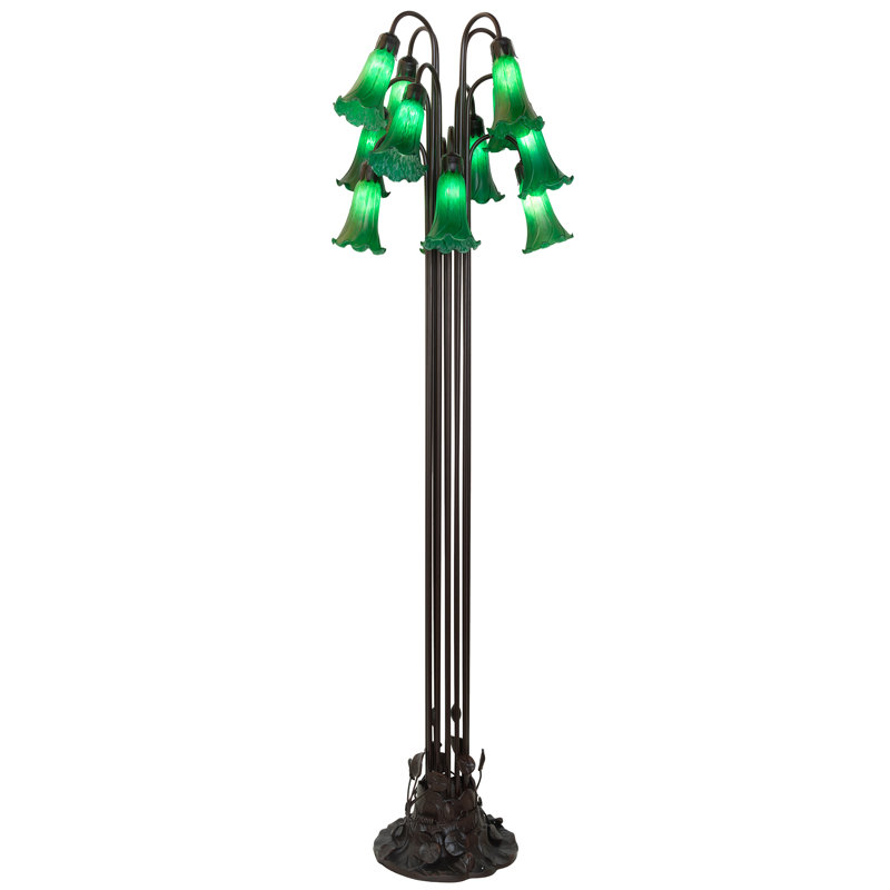 Bueche Tree Floor Lamp, Green