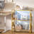 3 Tiers Glass Display Cabinet with LED Lights-1527144731