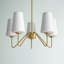 Lustre en laiton à 5 lumières Higginson-80646246