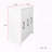 Slide Out Storage Bookcase with 3 Pulled Out Doors