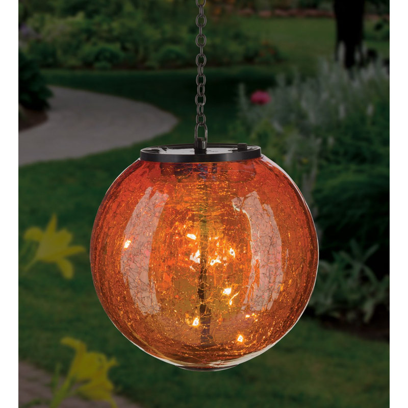 LED Outdoor Pendant, Orange