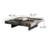 Square Coffee Table with Glossy Sintered Stone Table-top, Modern Coffee table with Stainless steel legs for Living Room-702582922-681531416-681531412