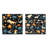 Dinosaurs Roar II - Dinosaur Metal Prints Square Set Of 2-1945784064