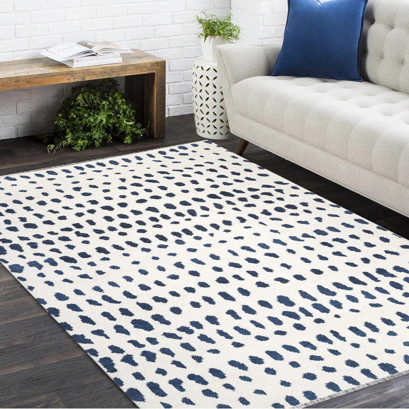 Polka Dots Indoor Rug, Rectangle 8' x 10'