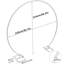 Bevis Metal Arbour in White-1699898421
