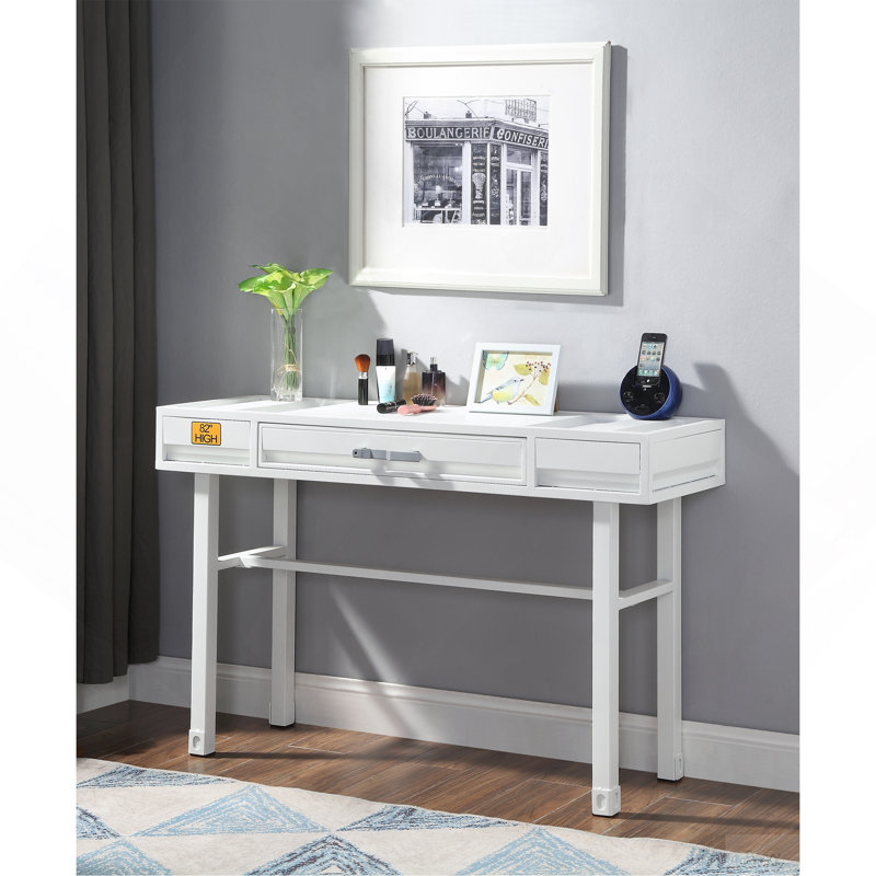 Bureau de coiffeuse Cargo, Blanc