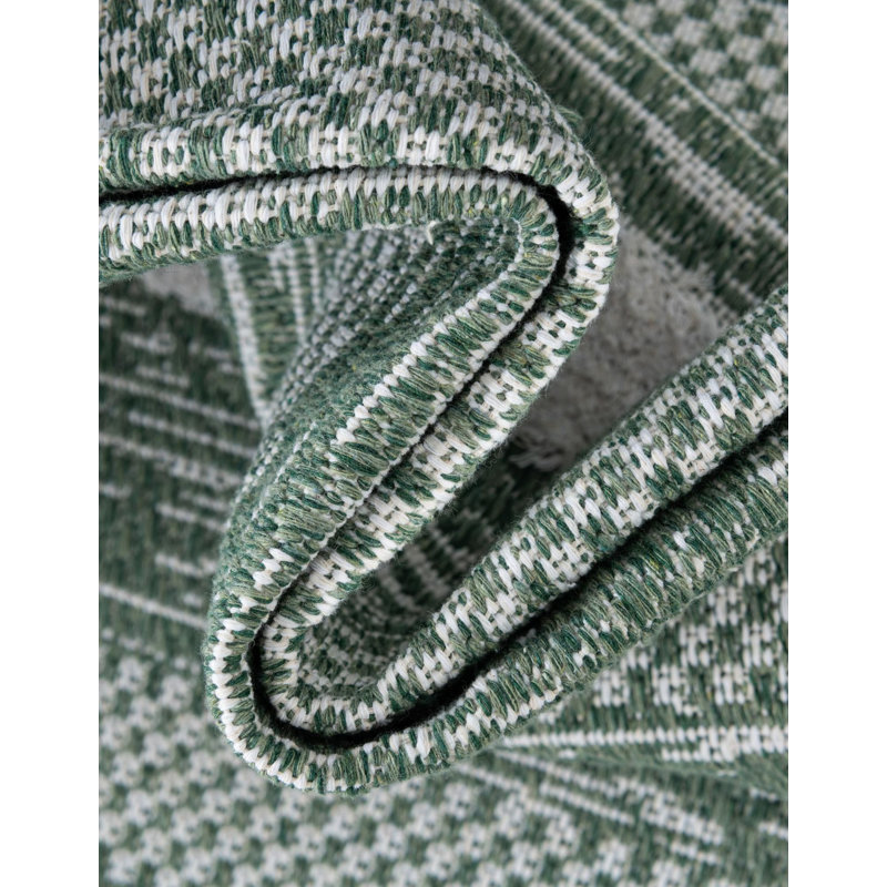Tapis de couloir en coton Raelyn, Tapis de couloir 2 pi 7 po x 8 pi