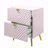 High Gloss 2-Drawer Nightstand-1758266596