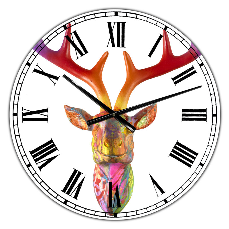 Horloge murale Rainbow, Surdimensionné