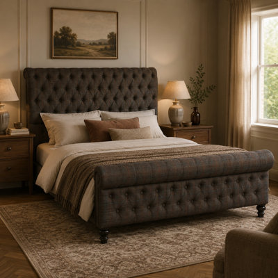Debbera Upholstered DE Size - 140 X 220 Cm Ottoman Storage Bed