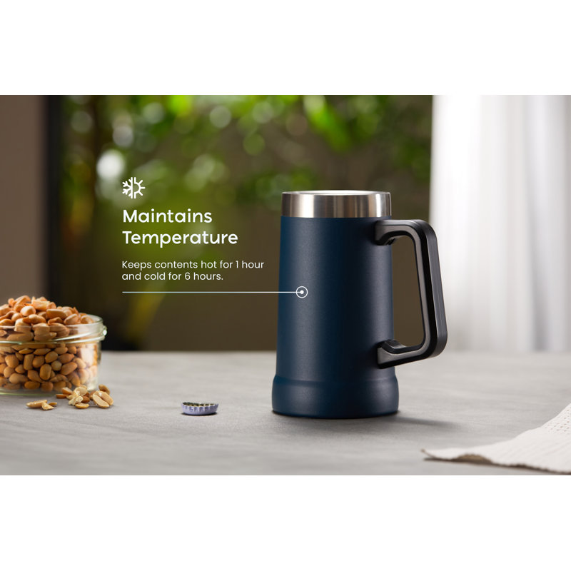 Tasse de camping en acier inoxydable , Marine