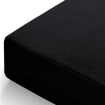 100% Waterproof Mattress Protector, Queen-Black Size Mattress Pad, Fits 6"-20" Mattresses With Deep Pocket, Cooling, Breathable Fitted Sheets, Soft Bed Cover, Noiseless, Machine Washable