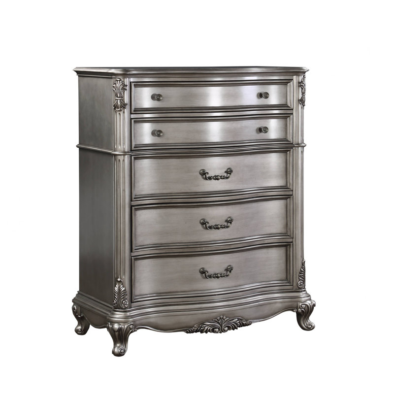 Antique Platinum Finish Chest