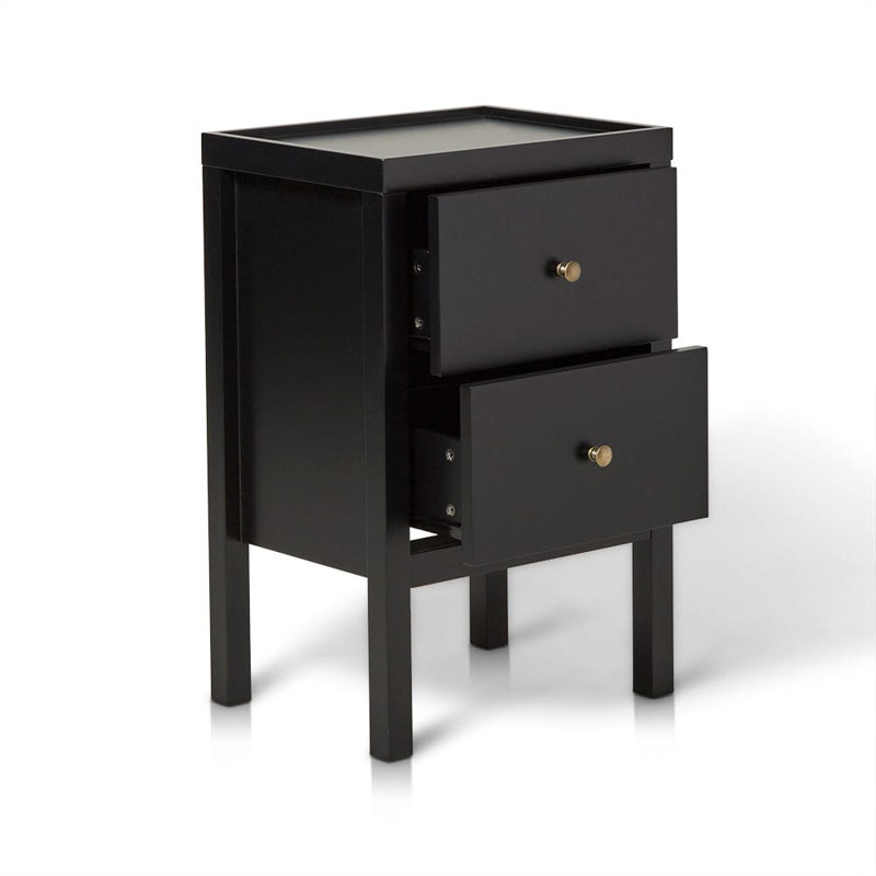 Adelphi 45cm W Manufactured Wood Bedside Table