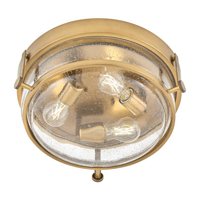 Harper 3-Light Flush Mount Retro Ceiling Light