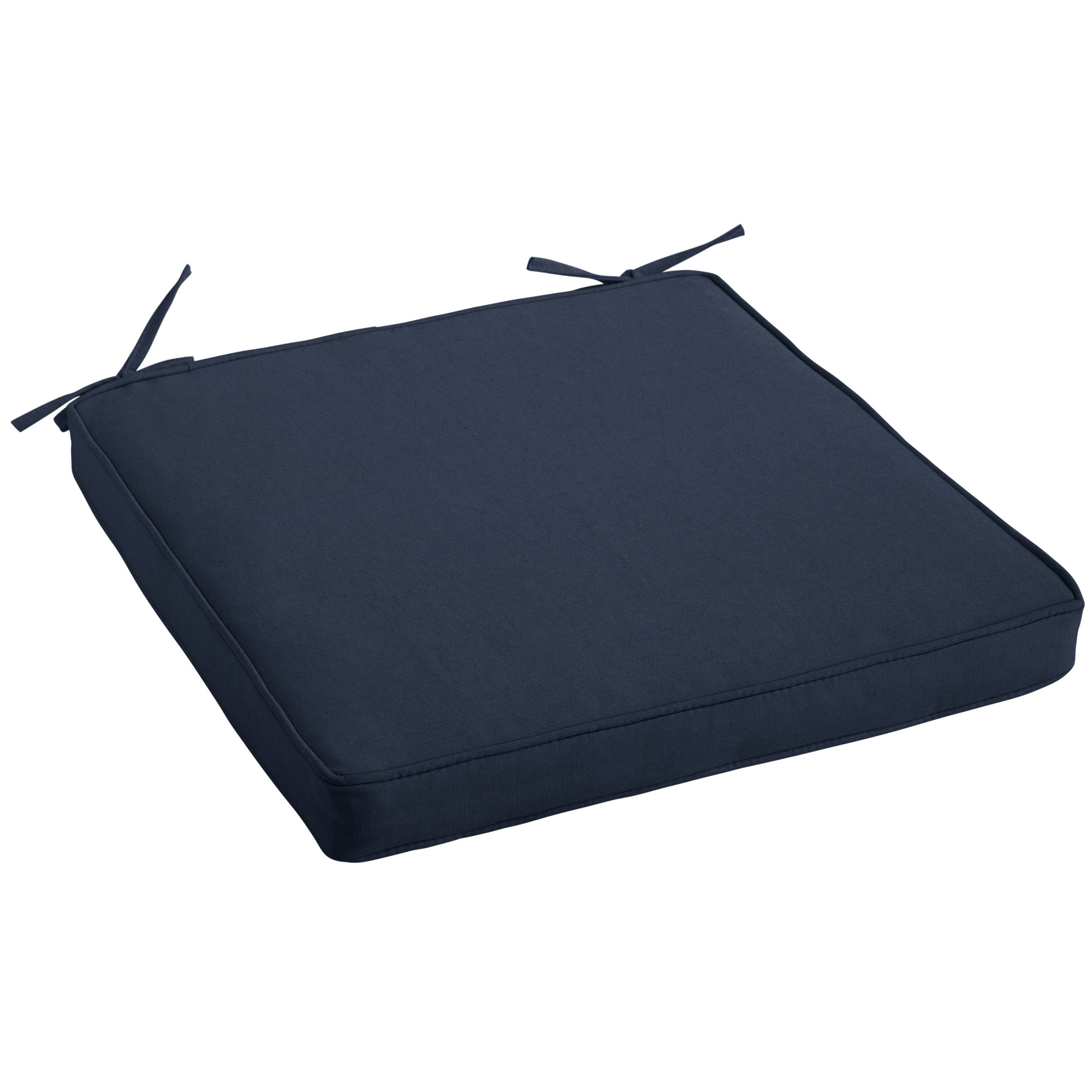 Outdoor Dining Chair Cushion, 3" H x 20" W x 20" D, Canvas Navy Sunbrella® Canvas