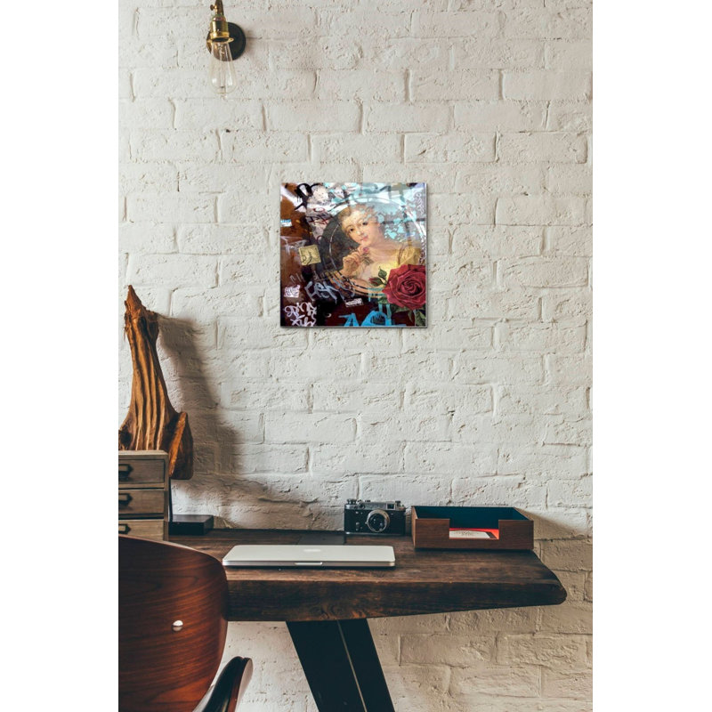 «Classic Graffiti» par Karen Smith, art mural en verre acrylique