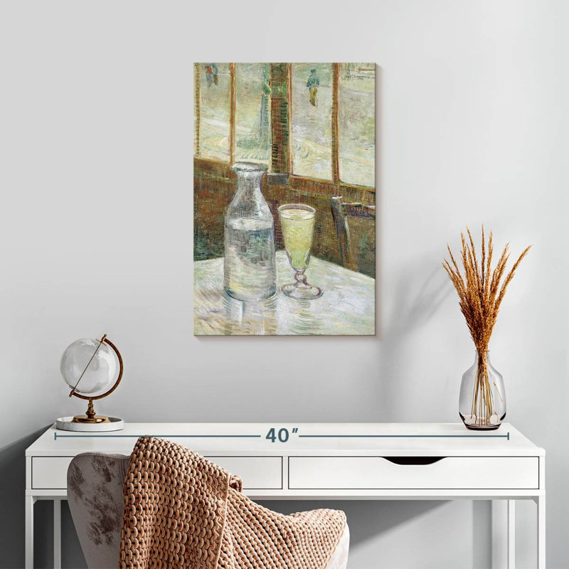 Yarlin Cafe Table With Absinthe, 24" H x 16" W
