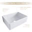28 Inch Farmhouse Kitchen Sink White Ceramic Kitchen Sink Single Bowl Sink Apron Front Farm Sink