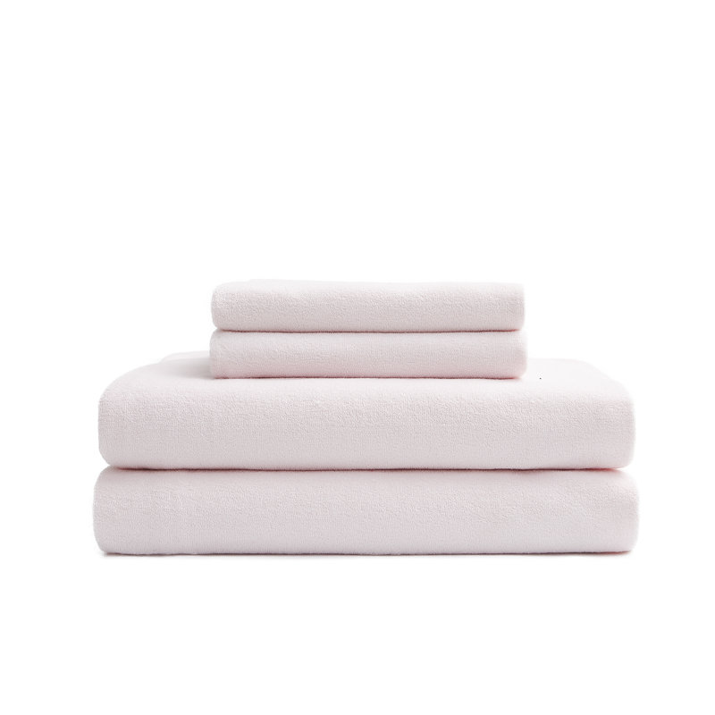 Taie d'oreiller 100% coton , Standard, Rose