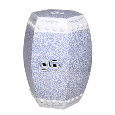 Tabouret en porcelaine perdi