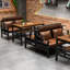 Banquette en similicuir pour restaurant Bistro