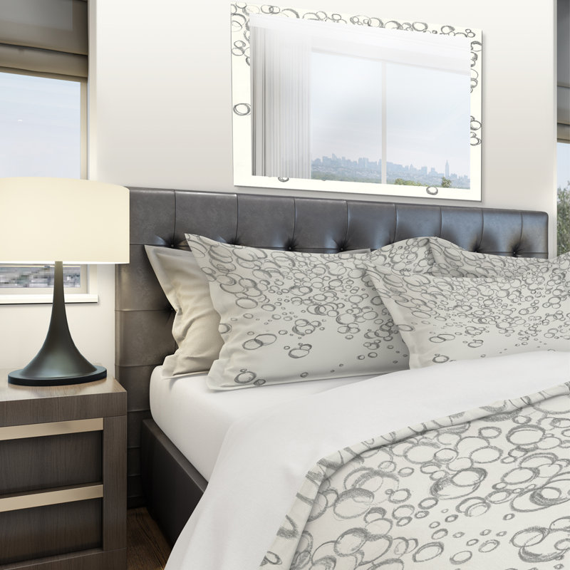  Ensemble de housse de couette en microfibre grise moderne et contemporaine