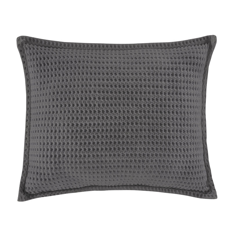 King Size Stone Gray Cotton Sham