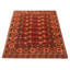 Tapis rouge nouvel âge en laine 4 pi 1 po x 5 pi 9 po One-of-a-Kind