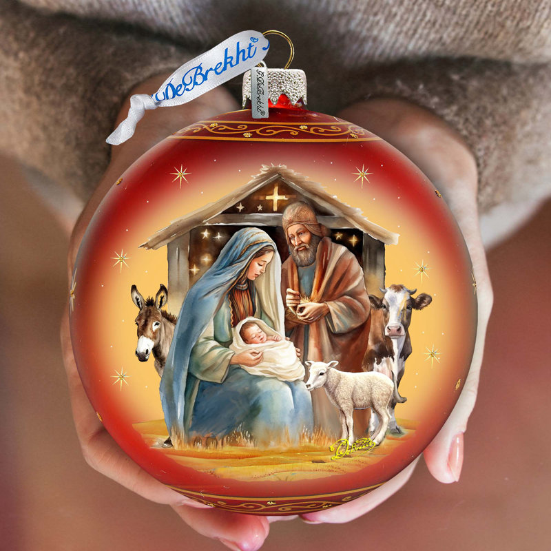 5.5'' Glass Ball Ornament