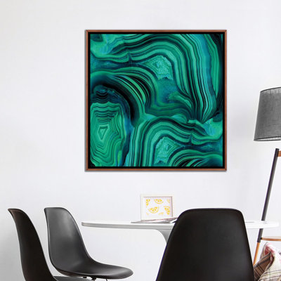 Malachite In Green And Blue by Danielle Carson - Graphic Art
