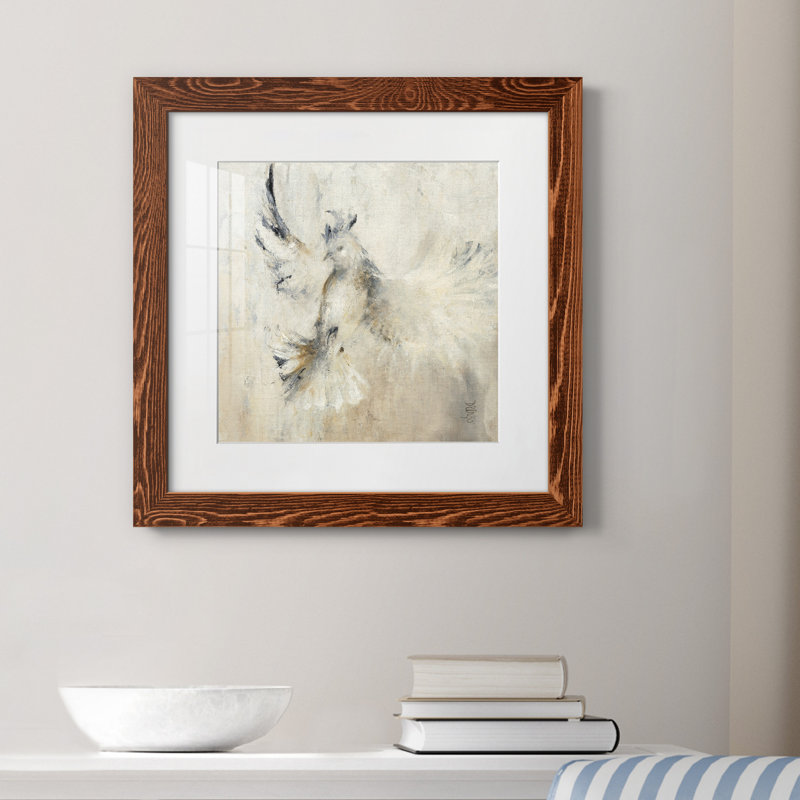 Cockatoo - Cadre photo, reproduction d'art sur papier, H 17 po x l 17 po x P 1,5 po, Cadre en érable