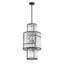 Luminaire suspendu cylindrique à 8 lumières-86792598