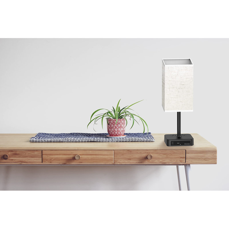 Arundhati Metal Table Lamp, Gray