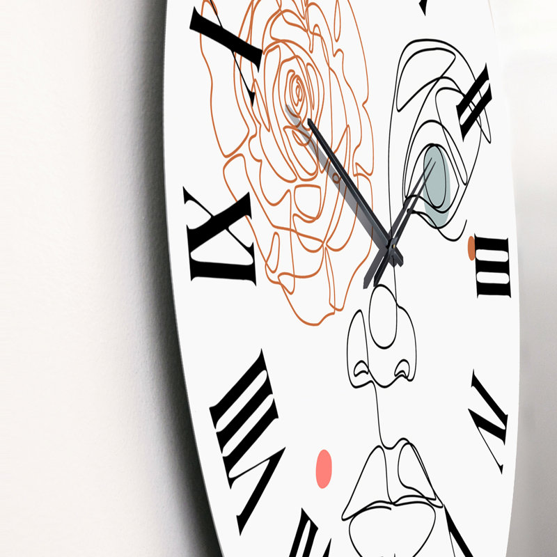 Horloge murale glamour, Surdimensionné