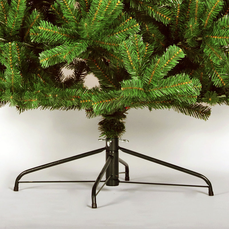 Arbre de Noël artificiel épinette vert 7,5 'avec 450 lumières claires et blanches