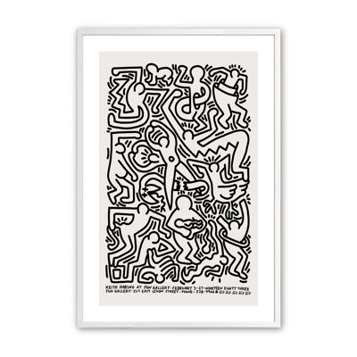 Abstract People Print dans un cadre mural