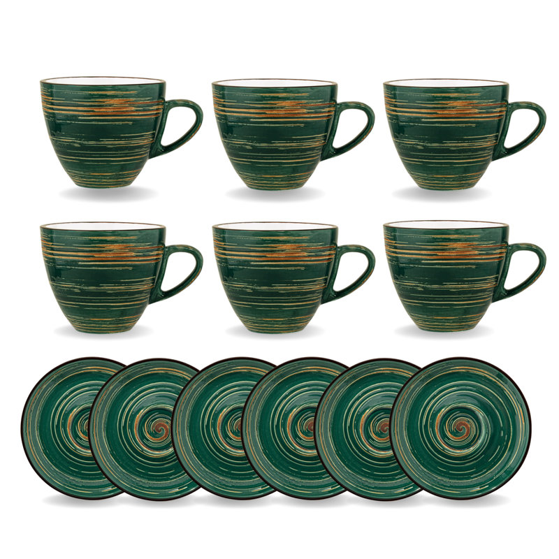 Wilmax Colourboom 11cm Saucer, Green
