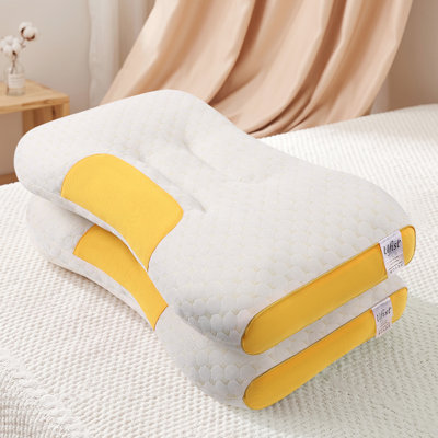 Coussin toutes saisons tricoté sur le thème de l'amour, conception réversible douce et respirante, coussin décoratif de soutien du cou lavable