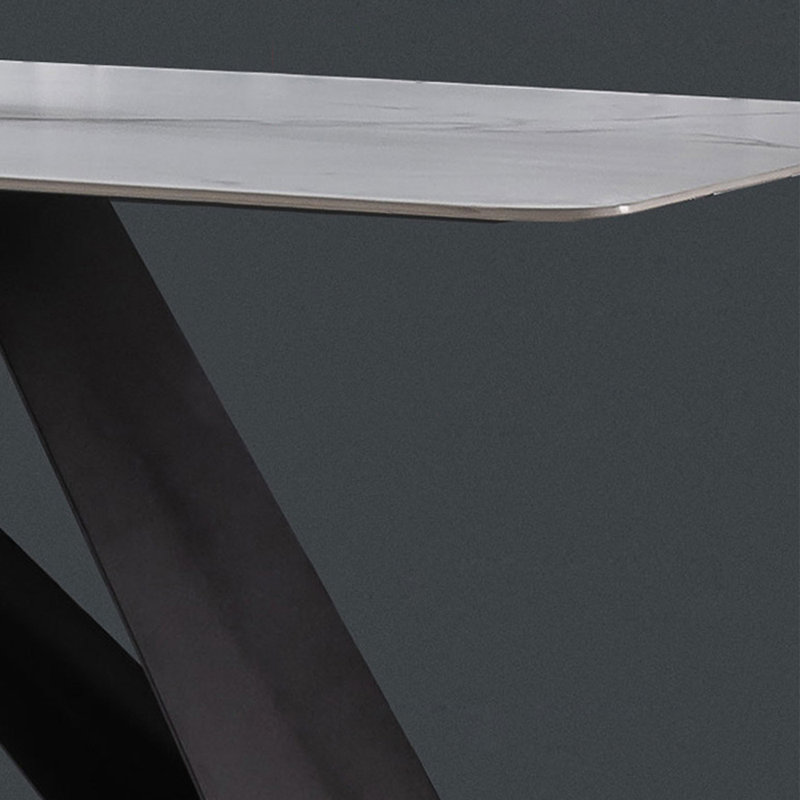 Table de salle à manger Maisonet, Noir, H 29,5 po x L 70,8 po x l 31,4 po