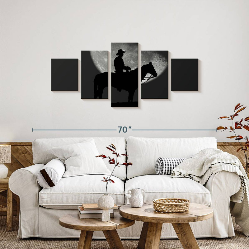 Midnight Cowboy, 24" H x 55" W