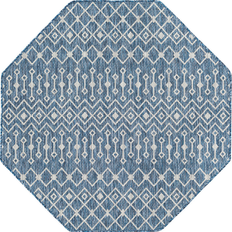 Tapis d'extérieur Preen couleur Lakeside, Octogone 5 pi
