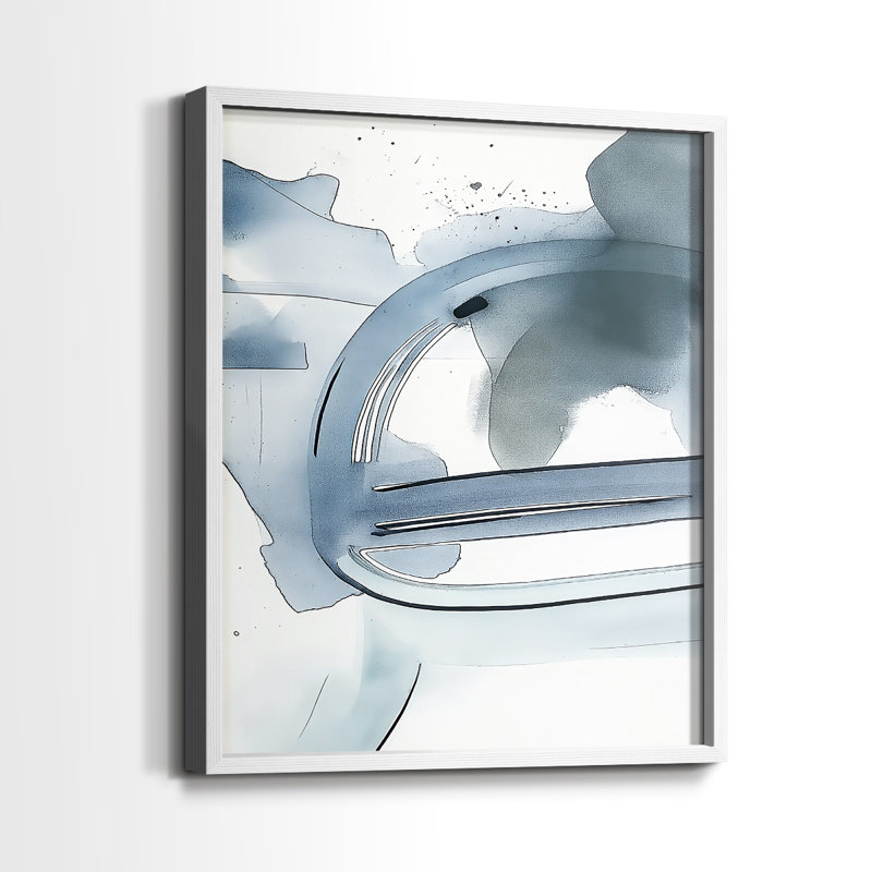 "ABSTRACT Series DCC XXXV III" par J Paul, Blanc / Blanc, H 21 po x l 17 po