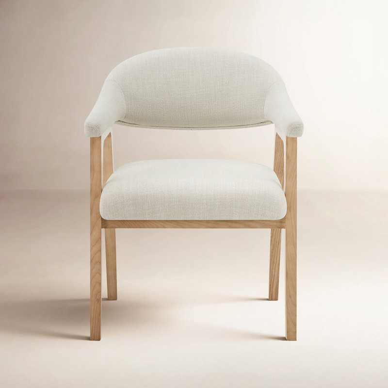 Efren Daina Rosswell Upholstered Dining Chair, Effie Linen Performance Linen
